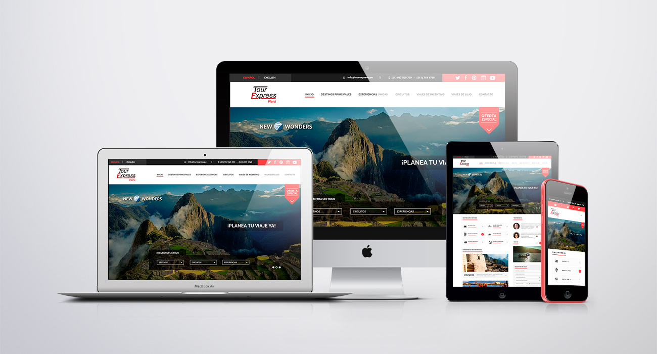 Sitio web Tour Express