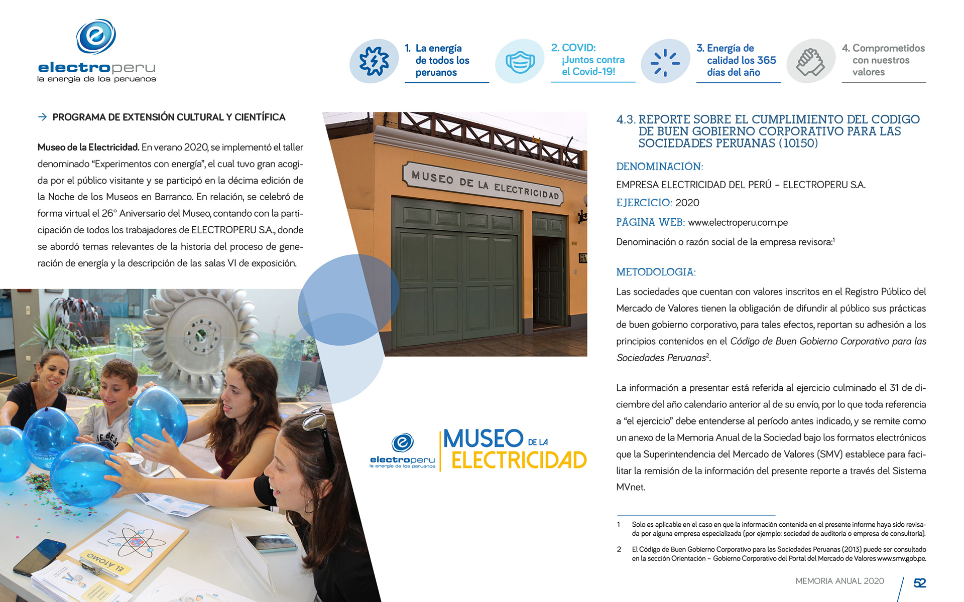 Electroperú Memoria Anual 2020
