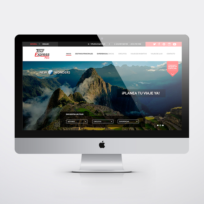 Sitio web Tour Express